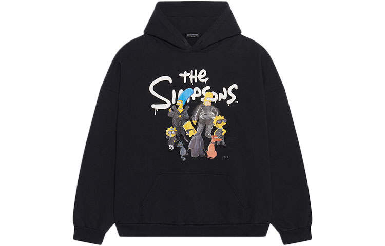 Balenciaga x THE SIMPSONS Sweatshirt Men's Black