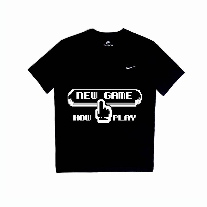 Nike Nike T Shirts Unisex Black Crew Neck Moderate Straight Fit