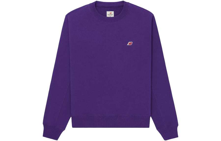 New Balance New Balance Made In USA Series Sweatshirts Unisex Purple Crew Neck Moderate Other