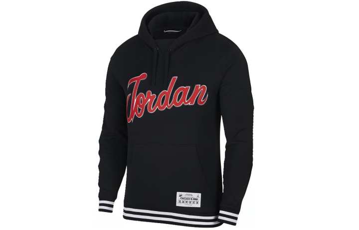 Jordan Jordan Sweatshirts Men's Black Hooded Moderate Regular