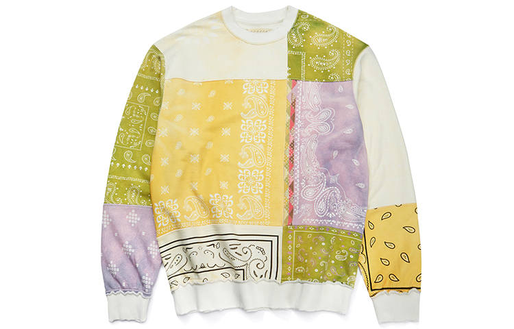 XVESSEL Sweatshirts Unisex Yellow Crew Neck Moderate Regular