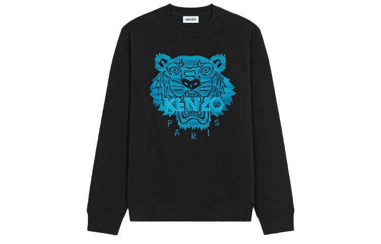KENZO KENZO Sweatshirts Men's Black Crew Neck Moderate Regular