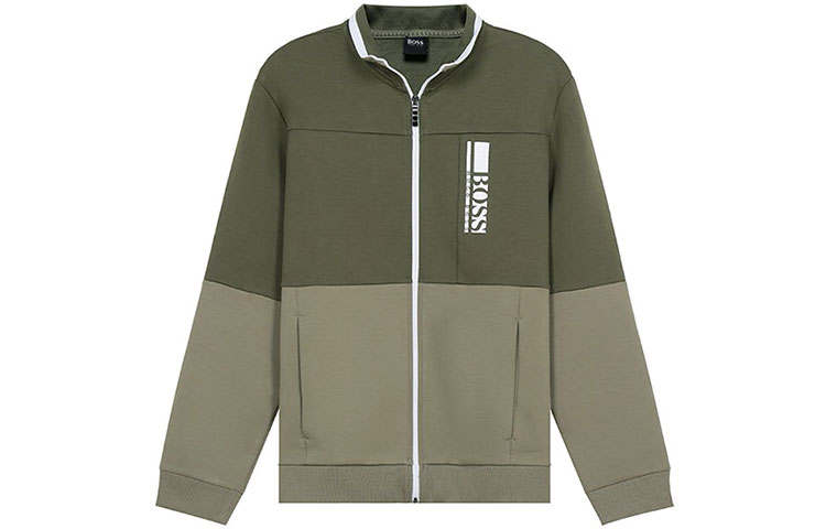 HUGO BOSS Sweatshirt Men's Army Green & Gray