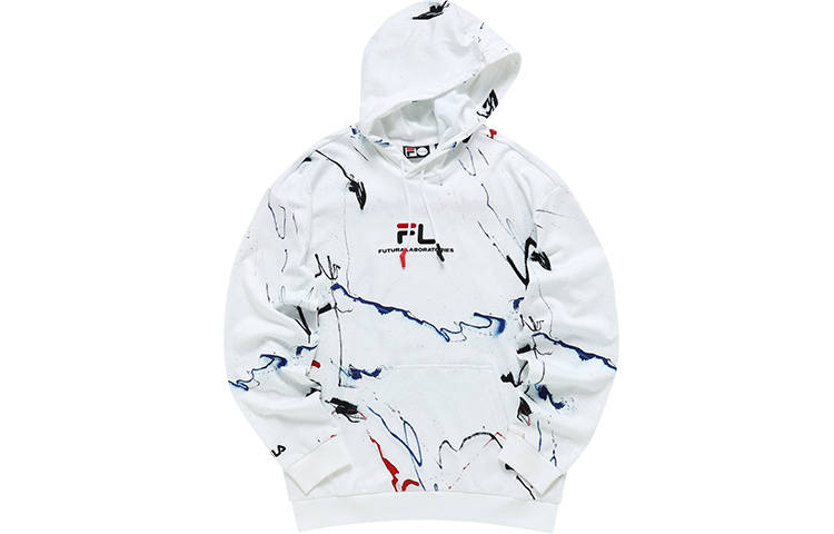 FILA FUSION Sweatshirts Unisex Lightning Iridescent Hooded Moderate Regular