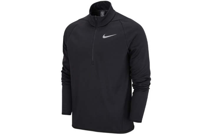 Nike Nike Sweatshirts Men's Black Stand Collar Moderate Regular