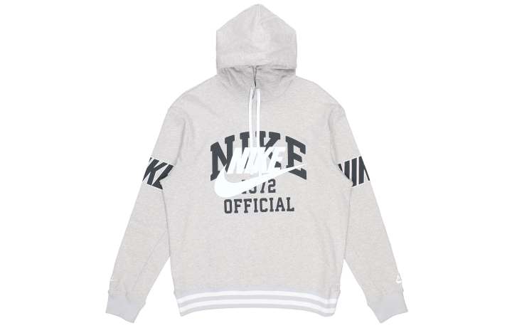 Nike Nike Sweatshirts Men's Gray Hooded Moderate Regular