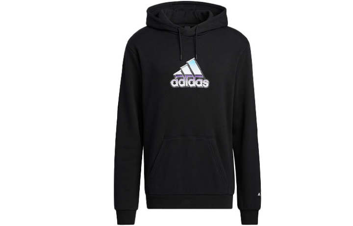 Adidas Adidas Sweatshirts Unisex Black Hooded Moderate Regular