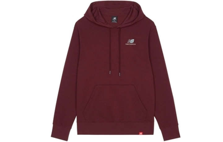 New Balance New Balance Sweatshirts Unisex Burgundy Hooded Moderate Regular