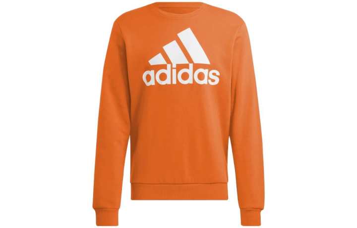 Adidas Adidas Sweatshirts Men's Orange Crew Neck Moderate Regular