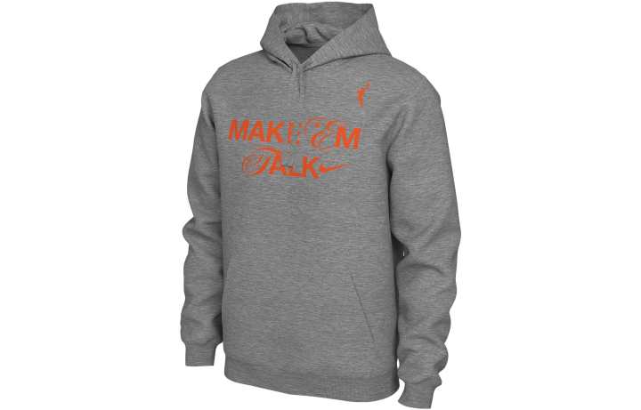 Nike Nike Sweatshirts Men's Gray Hooded Moderate Regular
