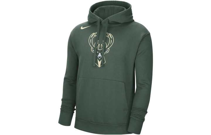 Nike Nike Nba Milwaukee Bucks Fleece Pullover Loose Fit Hoodie