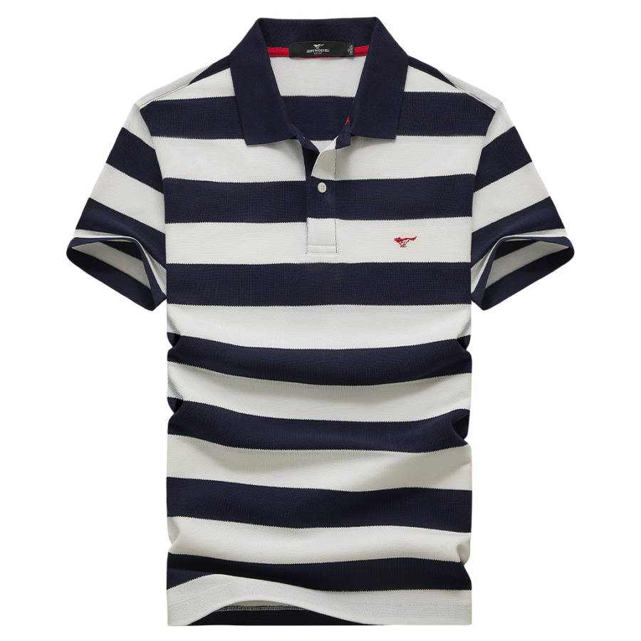 SEPTWOLVES Polo Shirts Unisex Polo Collar Moderate Straight Fit