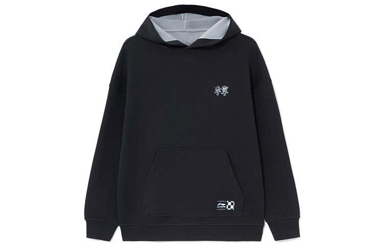 Li-Ning Li Ning Sports Trendy Collection Sweatshirt Unisex Black Gray