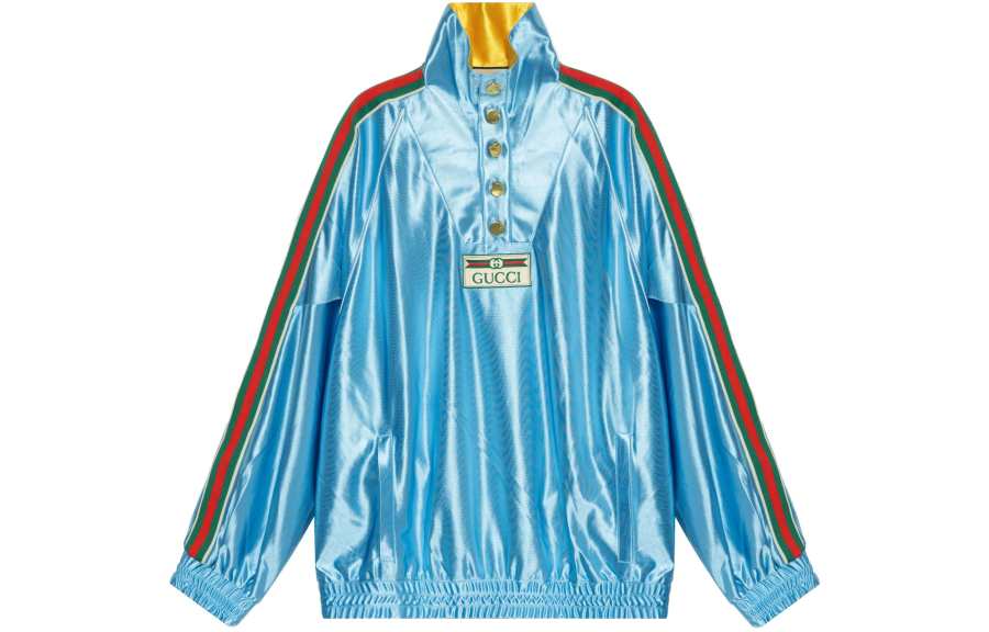 GUCCI GUCCI Logo Patch Pullover Jacket