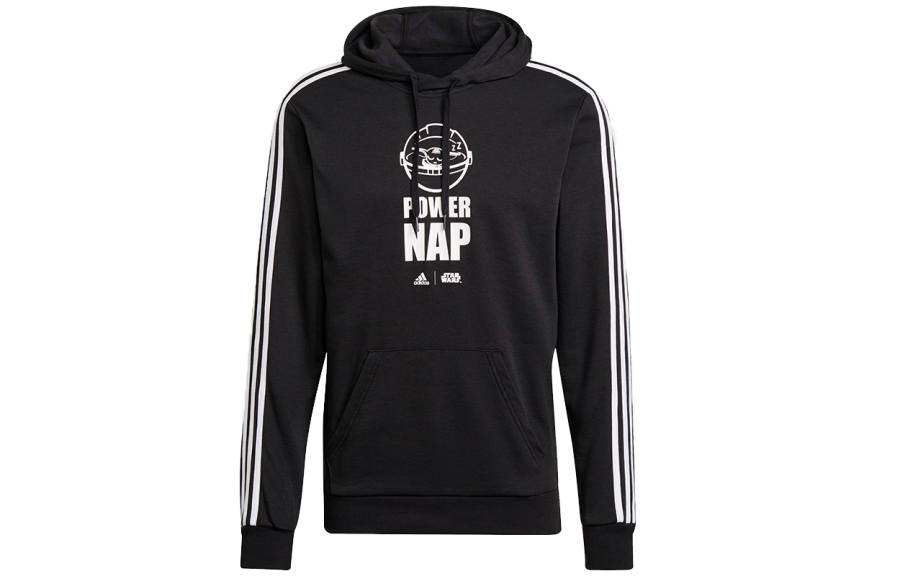 Adidas Adidas Sweatshirts Men's Black Hooded Moderate Regular