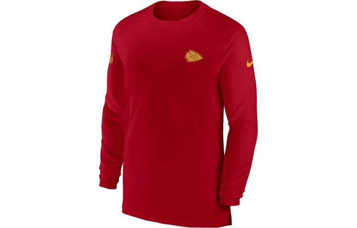 Nike Nike Kansas City Chiefs Sideline Coach Men's Nike Dri-FIT Nfl Long-Sleeve Top