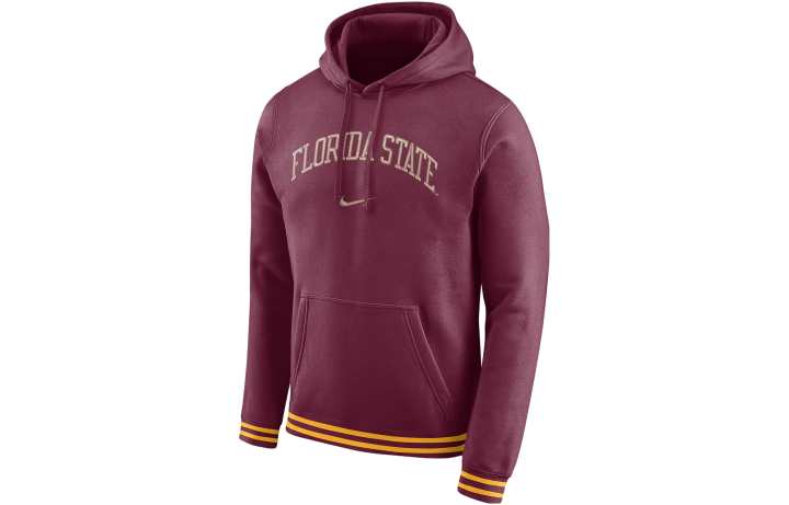 Nike Nike Sweatshirts Men's Burgundy Hooded Moderate Regular