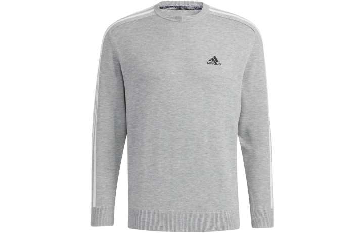 Adidas Adidas Sweatshirts Men's Gray Crew Neck Moderate Regular
