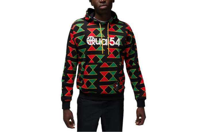 Jordan Jordan Quai 54 Sweatshirts Men's Black Hooded Moderate Regular