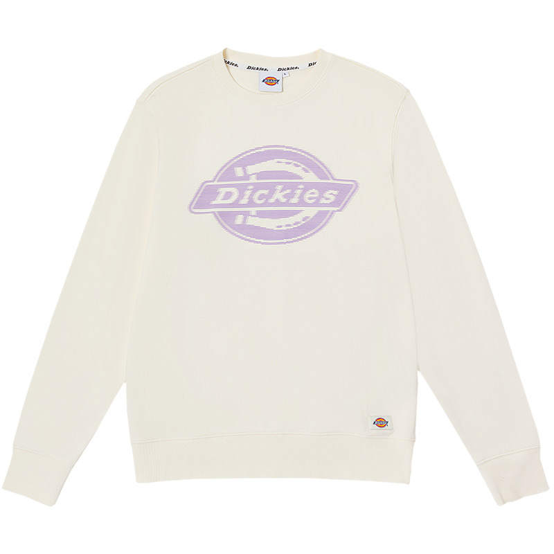 Dickies Dickies Sweatshirts Men's White Crew Neck Moderate Regular