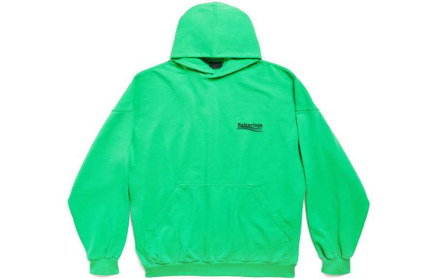 Balenciaga FW23 Sweatshirt Loose Fit Unisex Green