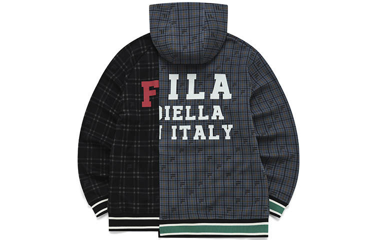 FILA X MIHARA YASUHIRO MIHARA YASUHIRO Collaboration Collection Sweatshirts Men's Dark Gray Hooded Moderate Regular