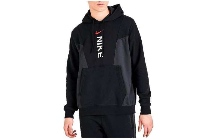 Nike Nike Sweatshirts Men's Black Hooded Moderate Regular