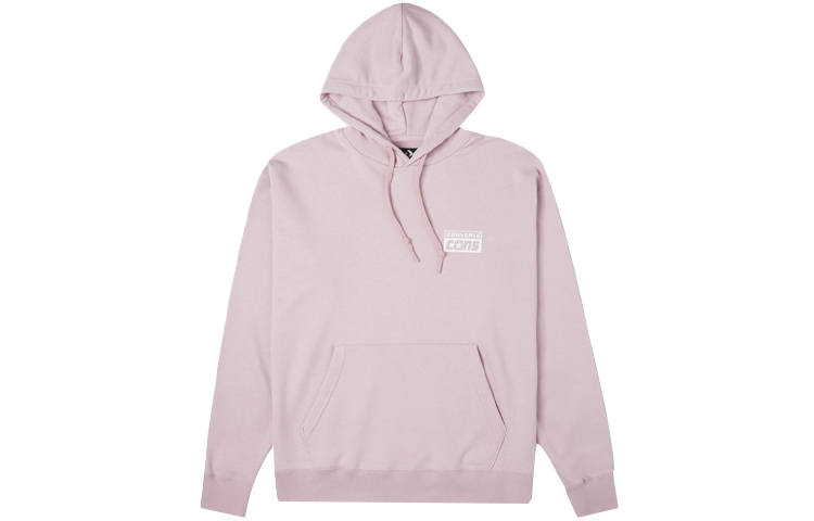 Converse Converse Sweatshirts Men's Pink Hooded Moderate Regular