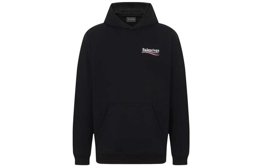 Balenciaga Political Campaign Logo Popover Hoodie