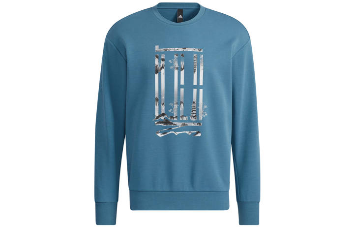 Adidas Adidas Wuji Series Wj Logo Swt Sweatshirt Men's Uniform Blue