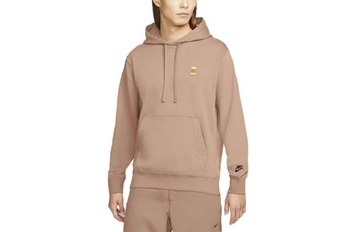 Nike Nike Sweatshirts Men's Brown Hooded Moderate Regular