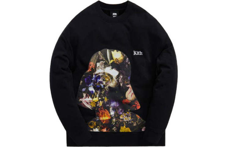 KITH KITH For Star Wars Floral Vader Crewneck