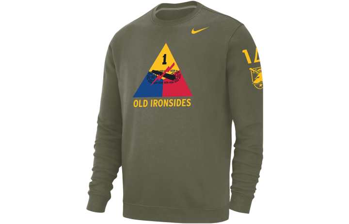 Nike Nike Sweatshirts Men's Olive Green Crew Neck Moderate Other
