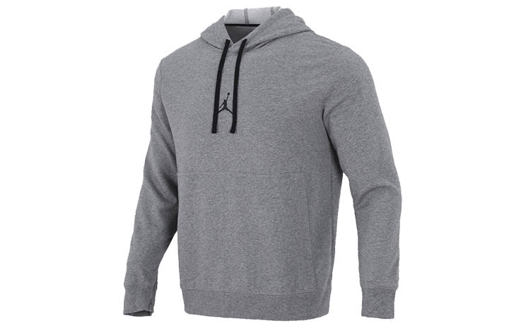 Jordan Jordan Sweatshirts Men's Gray Hooded Moderate Regular
