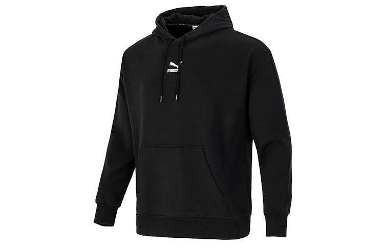 PUMA PUMA Sweatshirts Men's Black Hooded Moderate Regular