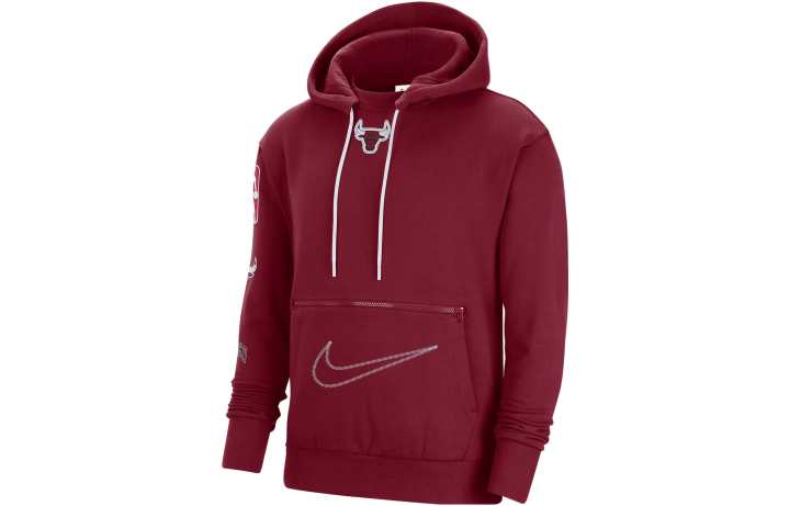 Nike Nike Nba Chicago Bulls Courtside City Edition Loose Fit Hoodie