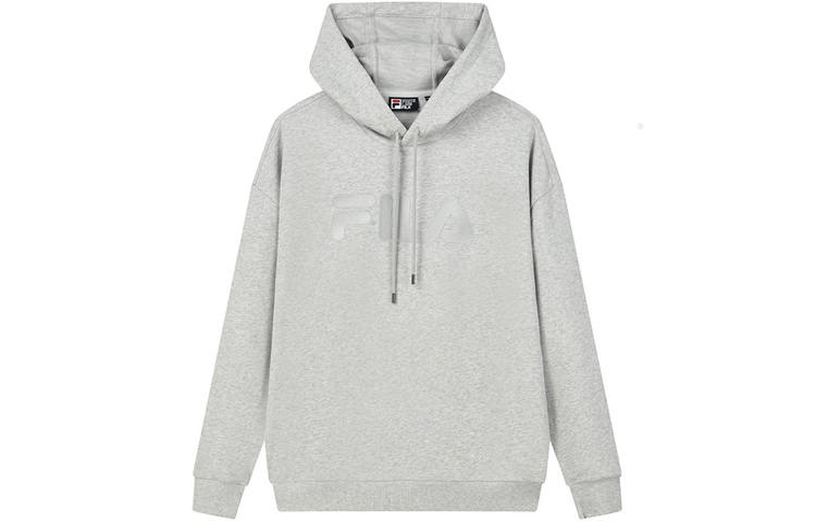 FILA Sweatshirt Unisex White Heather Gray