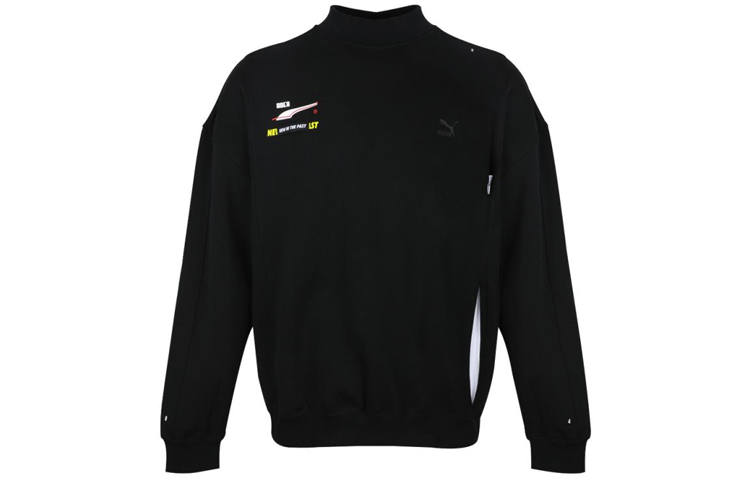 PUMA PUMA X ADER ERROR ADER ERROR Sweatshirts Unisex Black Half Turtleneck Moderate Regular