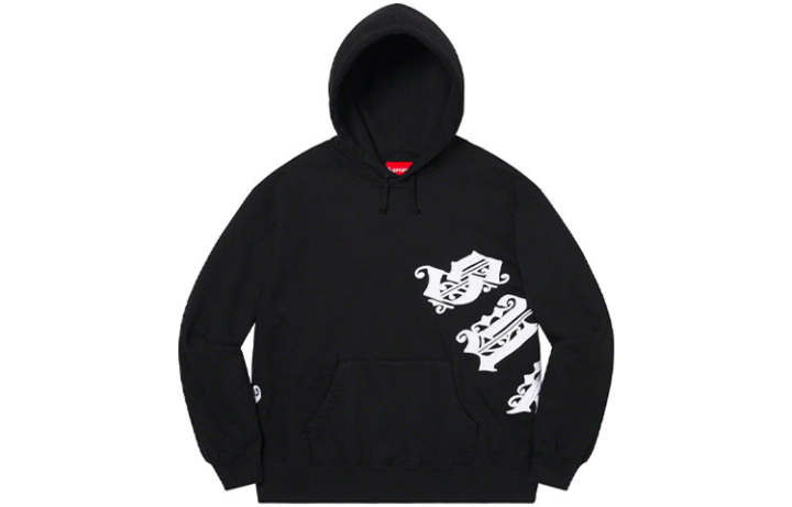 Supreme Supreme Old English Wrap Hooded Sweatshirt