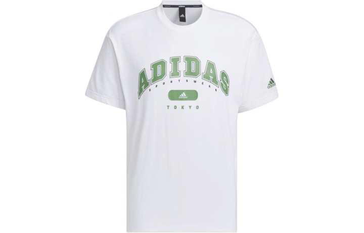 Adidas Adidas T Shirts Unisex White Crew Neck Moderate Straight Fit