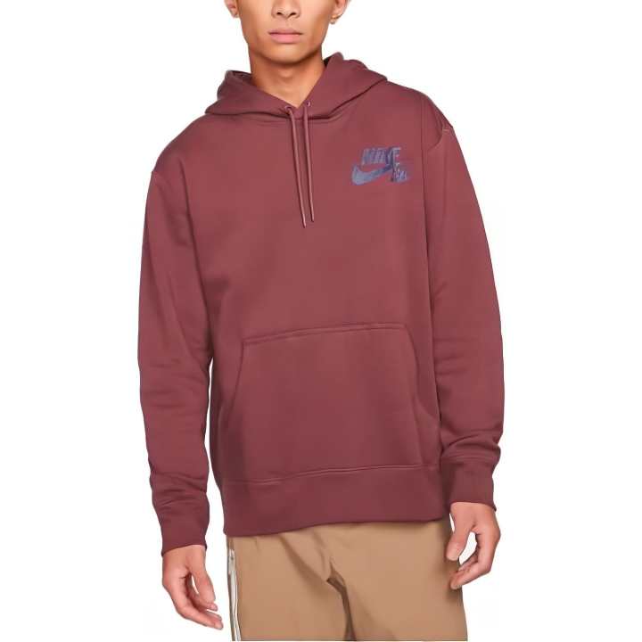 Nike Nike Sweatshirts Men's Burgundy Hooded Moderate Other