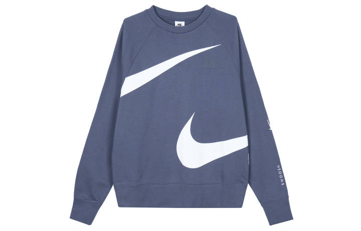 Nike Nike Sweatshirts Men's Blue Crew Neck Moderate Regular