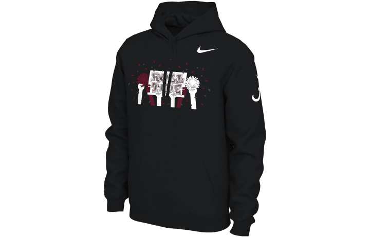 Nike Nike Sweatshirts Men's Black Hooded Moderate Regular