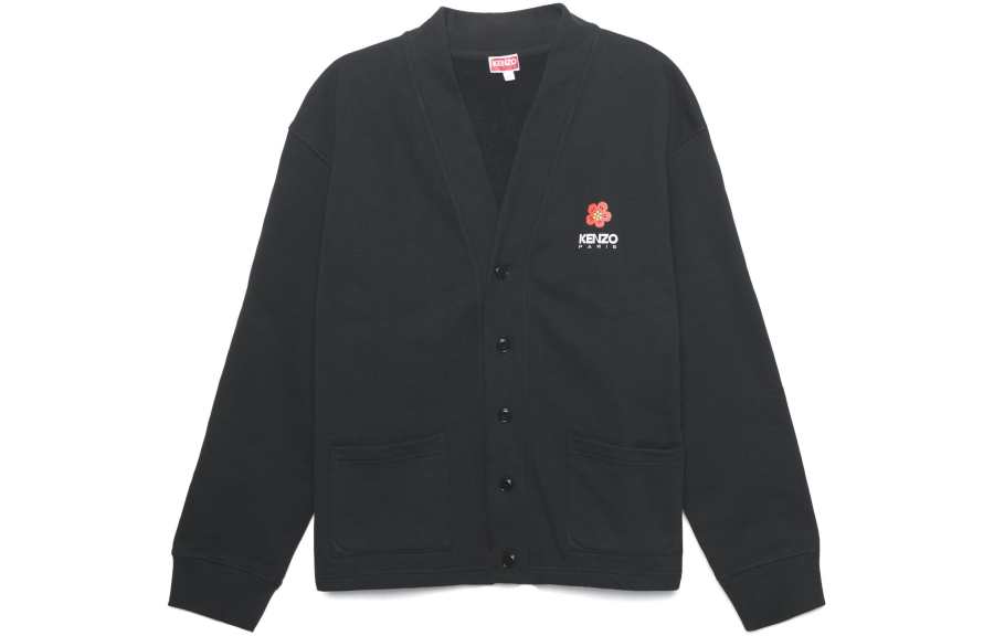 KENZO 【Previous Season】Boke Flower motif cardigan