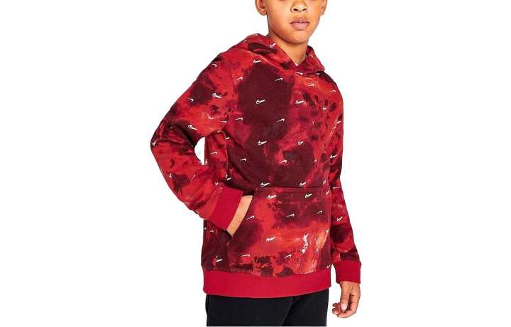 Nike Nike Sweatshirts Kids Red Hooded Moderate Regular
