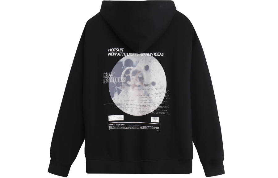 HOTSUIT Hooded Loose Fit Regular Sweatshirt Unisex Couple's