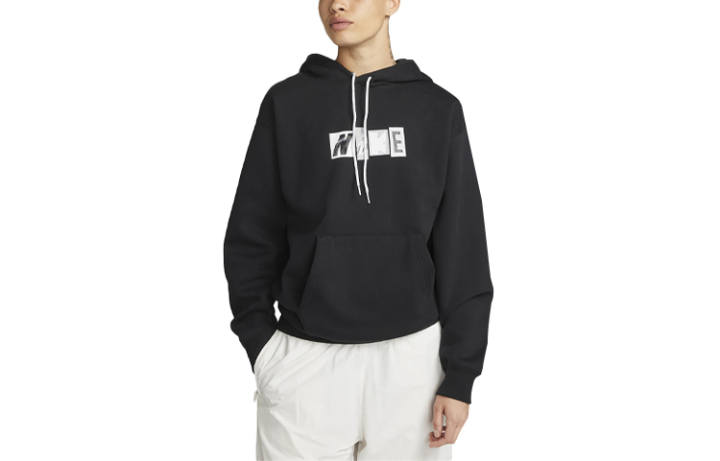 Nike Nike Sweatshirts Unisex Black Hooded Moderate Regular