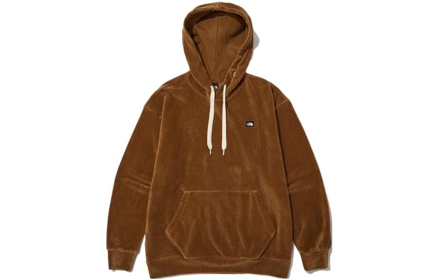 THE NORTH FACE Sweatshirts Men's Brown Hooded Moderate Regular