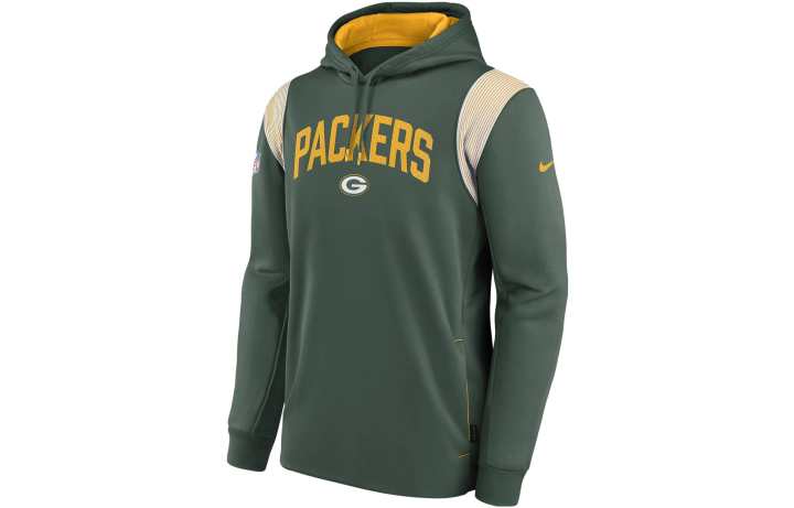 Nike Nike Sweatshirts Men's Green Hooded Moderate Regular