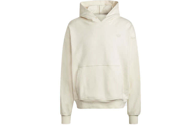 Adidas Originals Blue Version Collection Sweatshirts Men's White Hooded Moderate Regular
